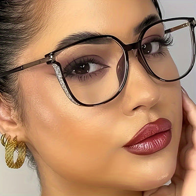 5 Pairs Square Oversized Luxury Reading Glasses For Women