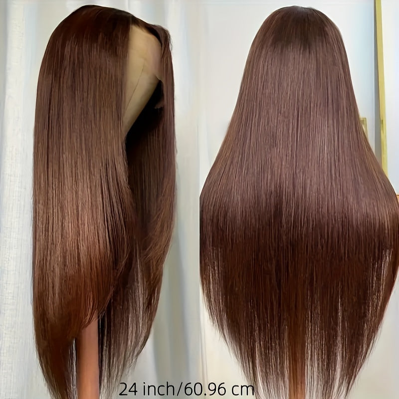 250% Density 13×6 Glueless Straight Human Hair Wigs Pre Plucked With Baby Hair