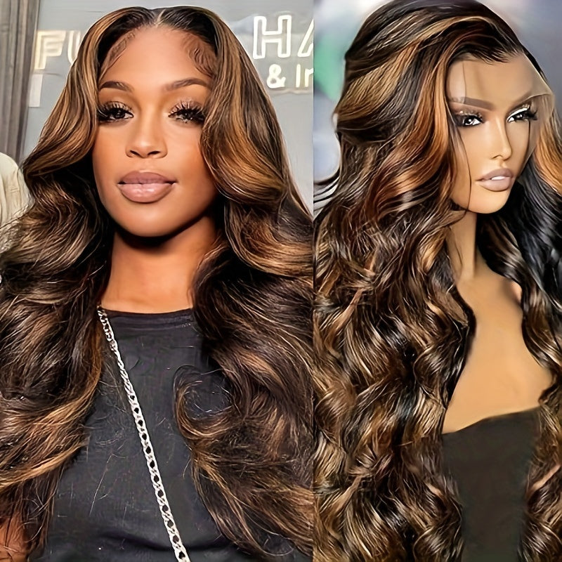 Ombre Lace Front Glueless Wig Human Hair Pre Plucked With Baby Hair FB/30 13x6 B