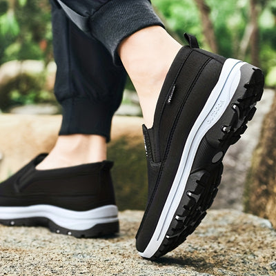 Men's Slip-on Sneakers - Comfortable And Breathable Walking Shoes