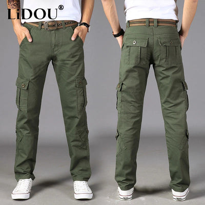 Men Casual Camouflage Pants with Pockets