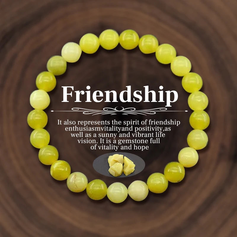 Natural Stone Beads Happiness and Healing Bracelet For Women