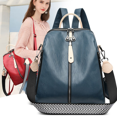 Fashion Women Soft Leather High Quality Backpack