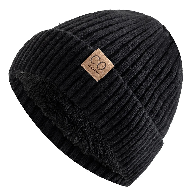 New Unisex Two-Tone Men Winter Knitted Hat