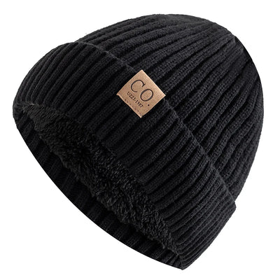 New Unisex Two-Tone Men Winter Knitted Hat