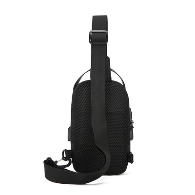 Small Version Men's Waist Packs Chest Fanny Anti-theft Password Lock Shoulder Bag