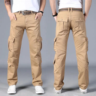 Men Casual Camouflage Pants with Pockets