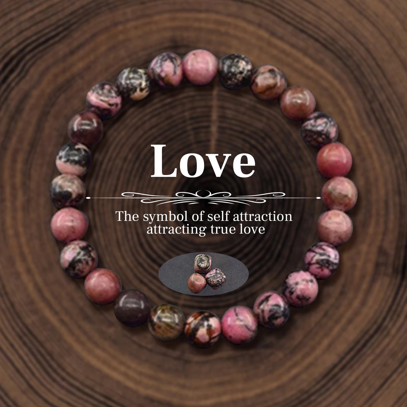 Natural Stone Beads Happiness and Healing Bracelet For Women
