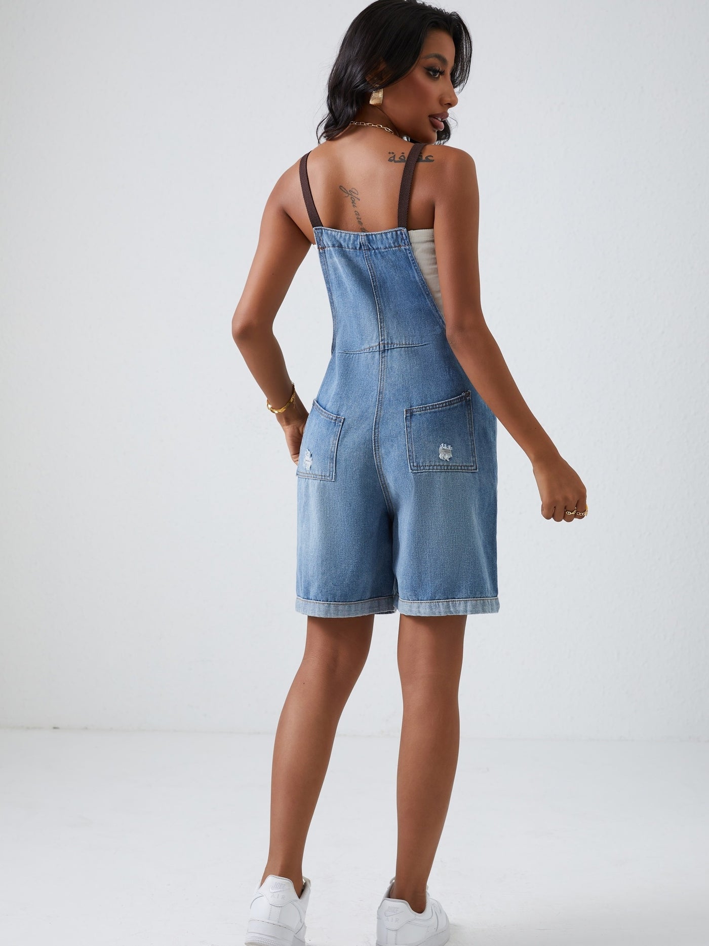 Women Denim Romper