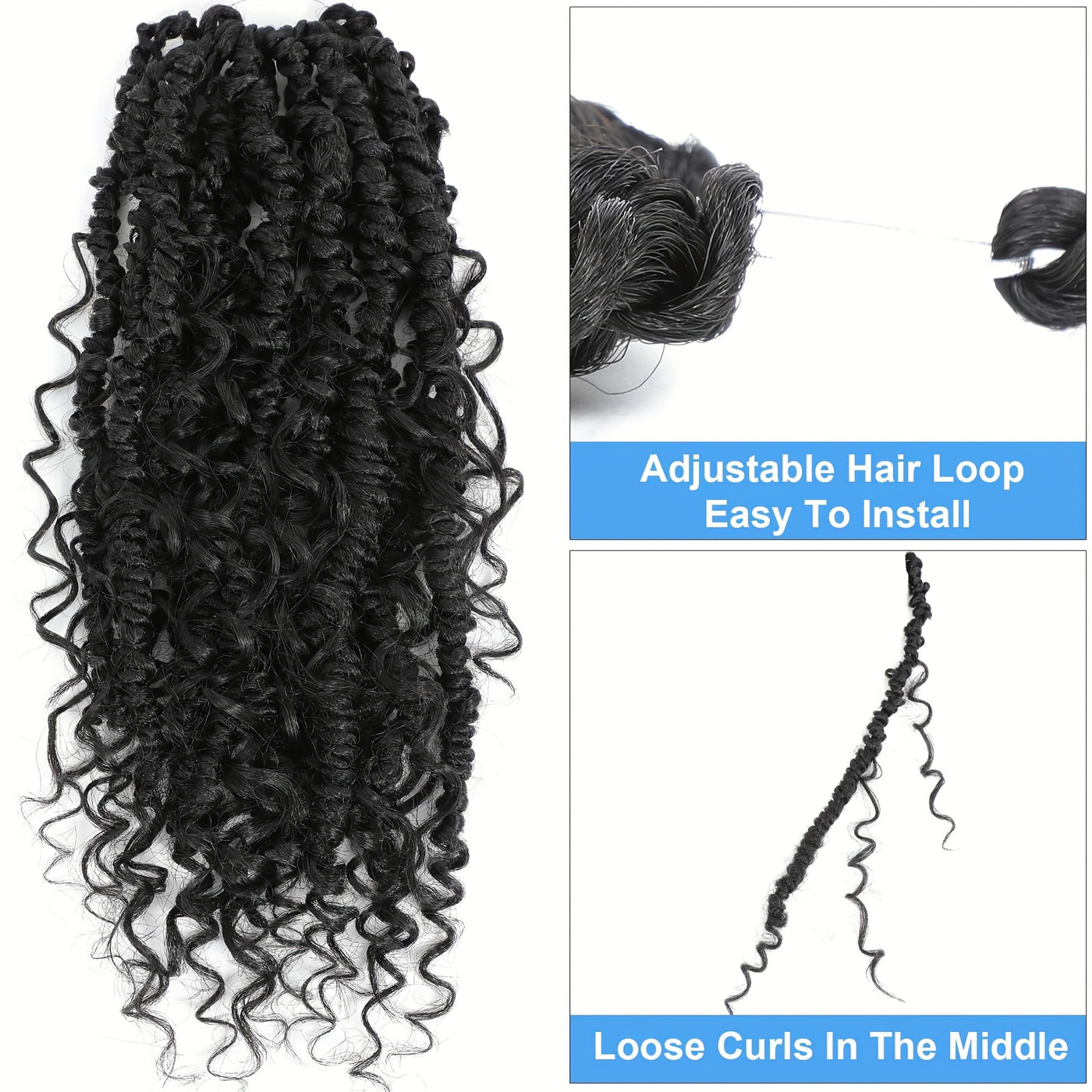 Goddess Passion Twist Crochet Hair 14 Inch 3 Packs