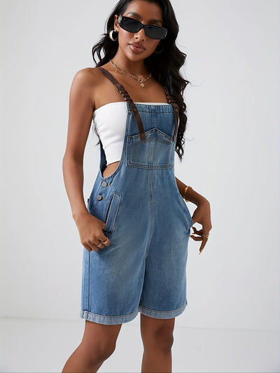 Women Denim Romper