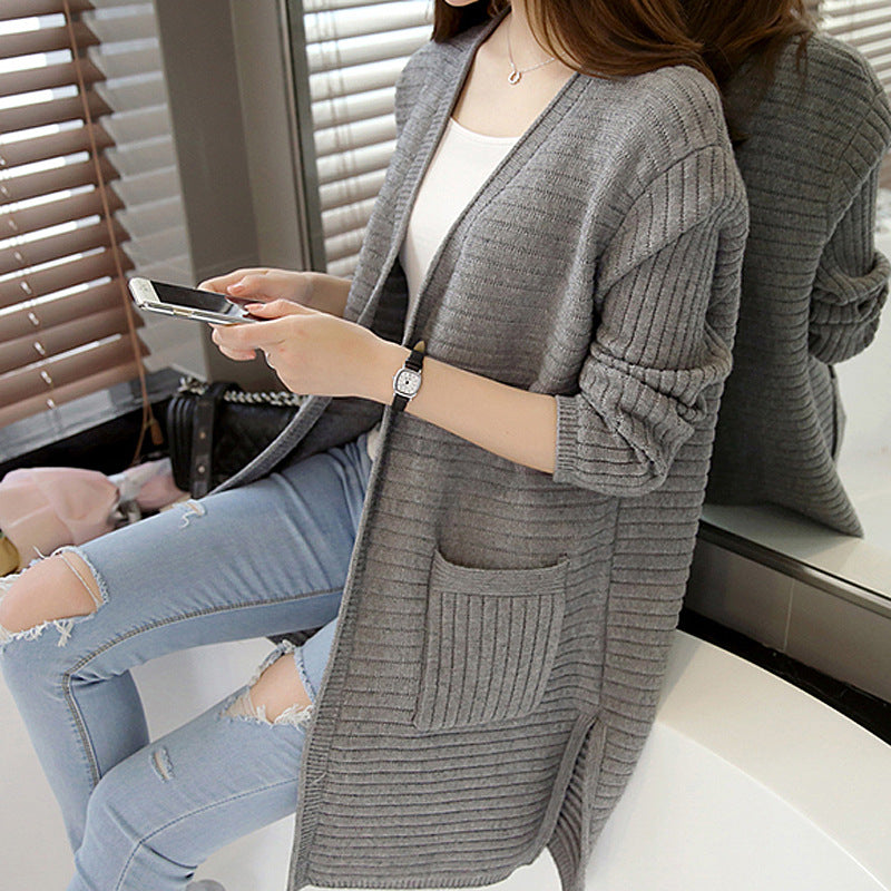 Women Knit Cardigan Sweater
