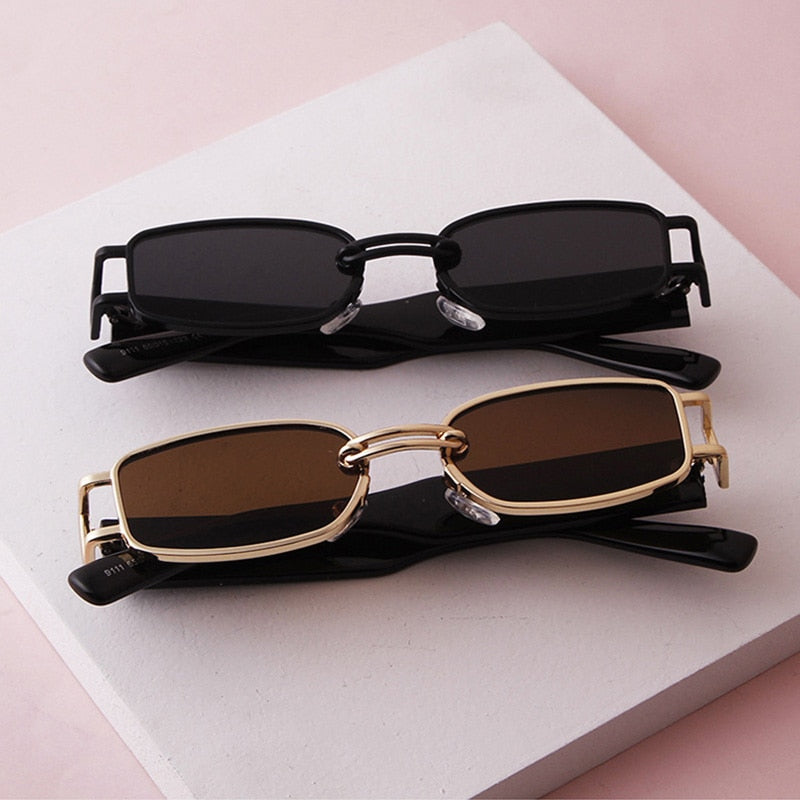 Women Small Rectangle Sunglasses