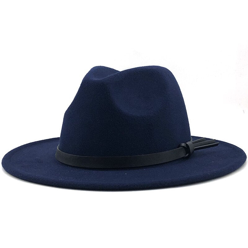 Unisex Wool Fedora Winter Sombrera Hat