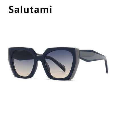 Women Luxury Polygon Square Vintage Sunglasses