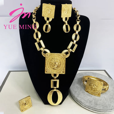 Women Jewelry Set 18K Gold Color African Jewelry