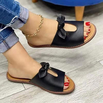 Women's Summer Bowknot Hollow-out Slippers