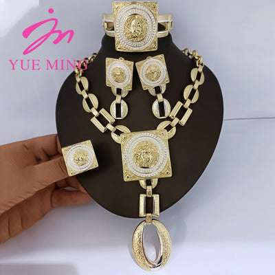 Women Jewelry Set 18K Gold Color African Jewelry