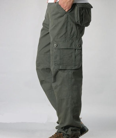 Men's Cargo Casual Multi Pockets Pants - BB's Beauty Supply