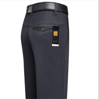 Men pants High Waist Loose Business Casual Pants