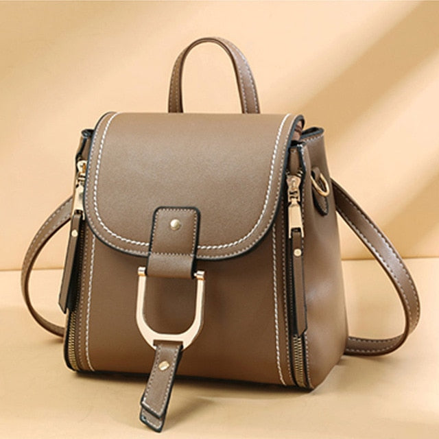 Women's Leather Messenger - BB's Beauty Supply