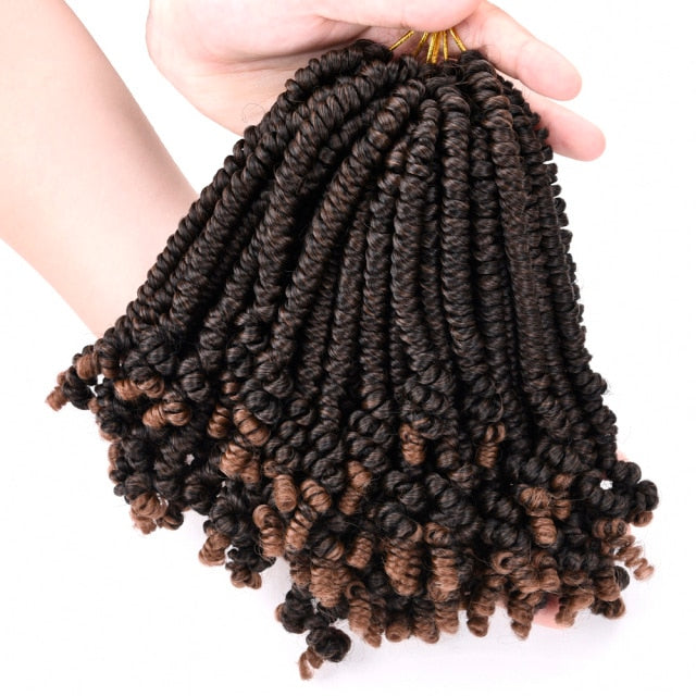 Spring Twist 8 inch Synthetic Crochet Braiding Hair Extensions