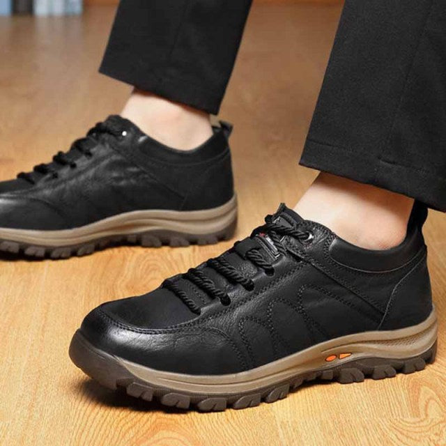 Leather Casual Men Shoes Comfortable Sneakers