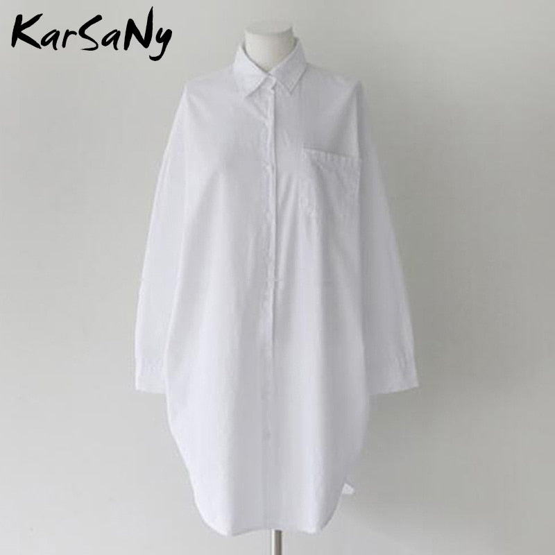 Women White Shirt Dress