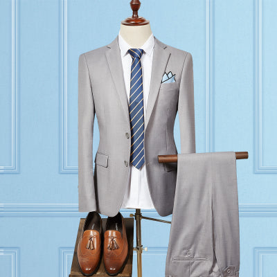 (Jacket + Pant) Men Spring Suits